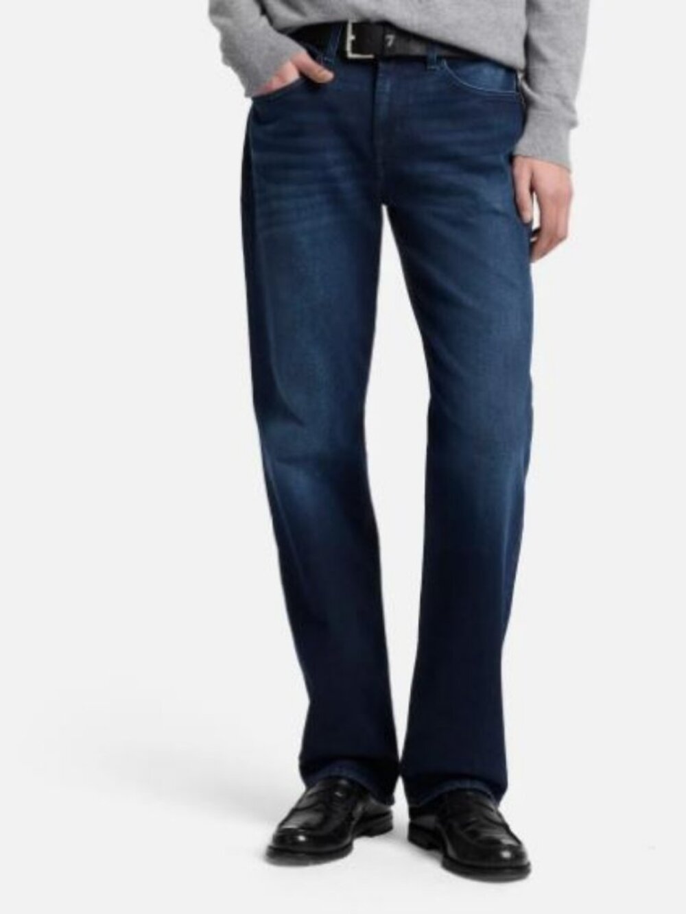7 For All Mankind Men's Austyn Relaxed Straight Jeans-  Mens 42 NWT